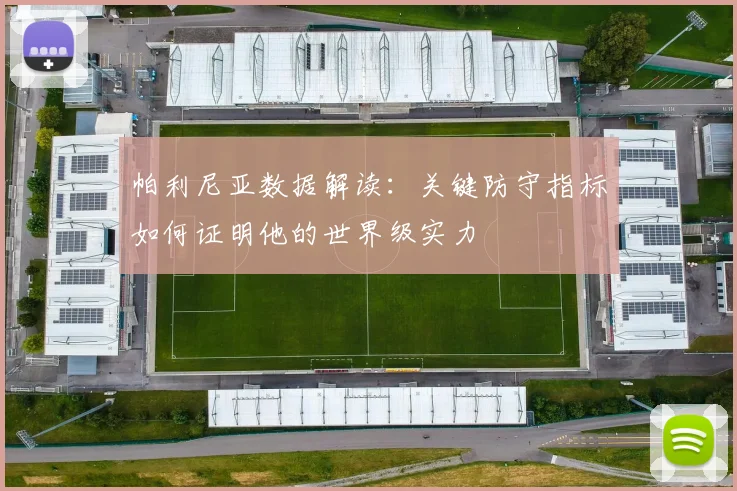 帕利尼亚数据解读：关键防守指标如何证明他的世界级实力